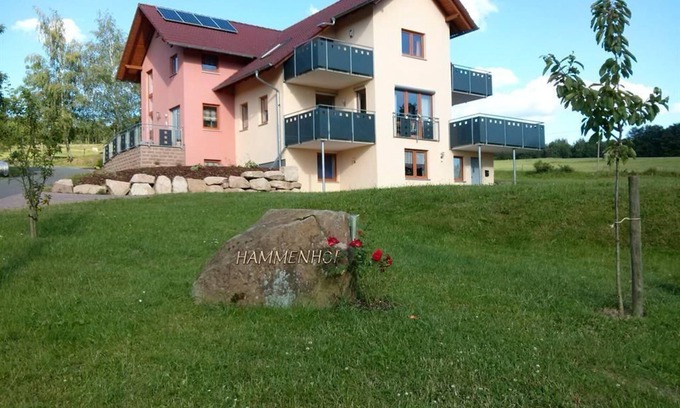 Poppenhausen Apartamento | Vacation apartment Hammenhof - Teufelstein, shower, WC, 1 bedroom
