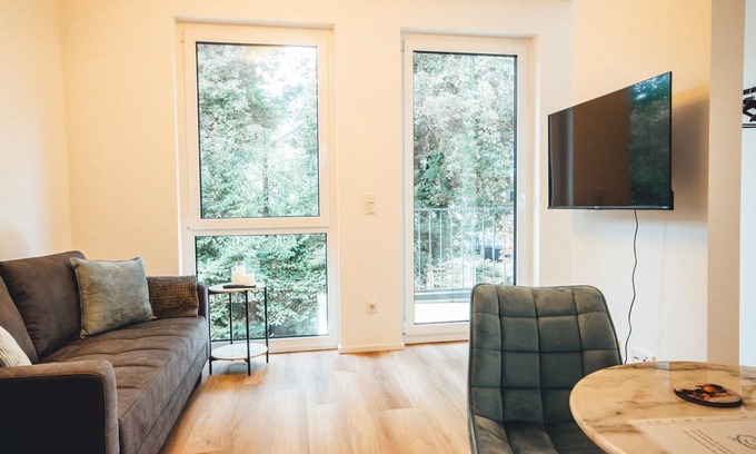 Rheindahlen-Land Apartamento | Apartamento-Baño privado