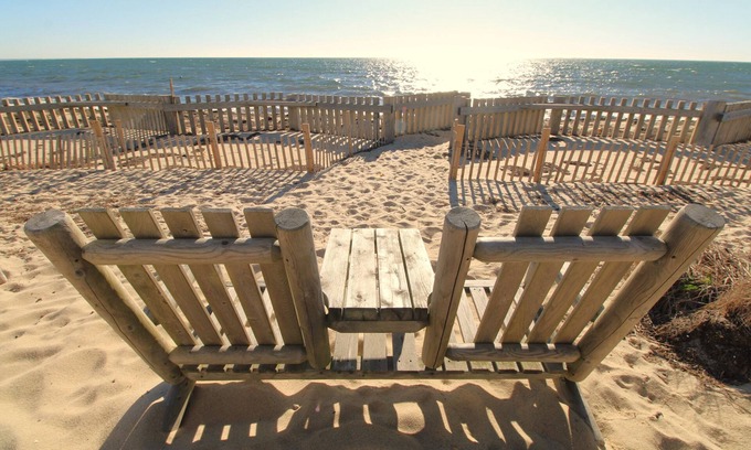 North Truro Cabaña | Decadent Beachside Cottage 50 Feet to Waters Edge (2393)