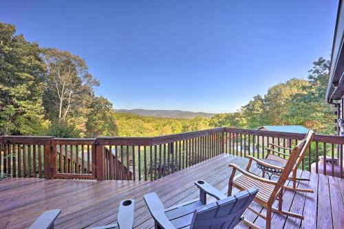 Hays Casa | Deck and Mtn Views Blue Ridge Cabin Near Hiking