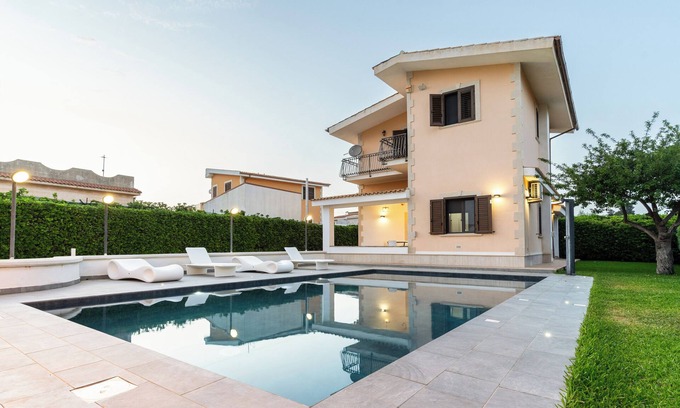 Arenella Villa | Mar azul profundo - casa de vacaciones