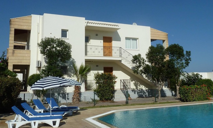 Bogaz Apartamento | Encantador Apartamento Planta Baja junto al Gran piscina, internet gratis y vistas al mar-