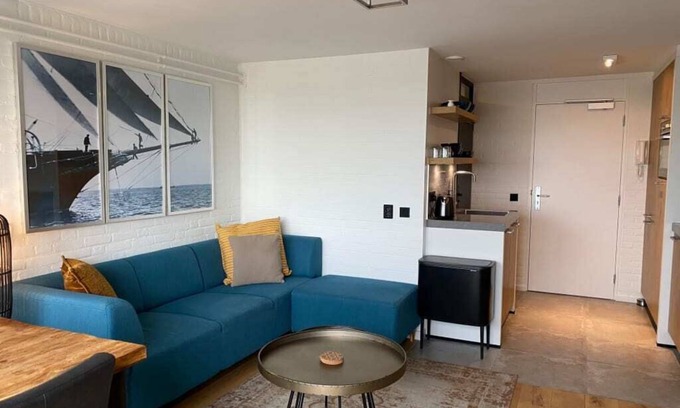 Bruinisse Casa | Encantador "Náutico" decorado apartmant con balcón con vistas al "Grevelingenmeer"