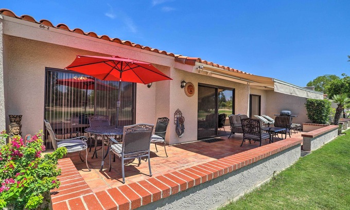 Palm Desert Condominio | Delightful Palm Desert Gem w/ Fairway Views!
