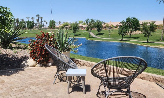 Desert Palms Casa | Dell Webb Resort for 55+ Snowbirds. Many amenities, views of water & mountains