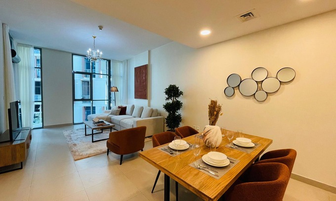 Jadaf Apartamento | Deluxe 2 Bedroom+Maid's Room-Wharf Tower Al Jaddaf