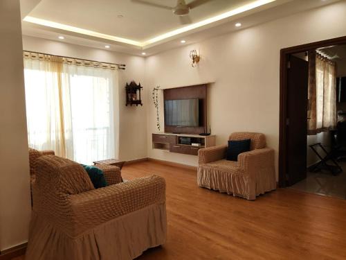 Krishnarajapura Apartamento | Deluxe 2BHK for Families- Opp Whitefield Metro