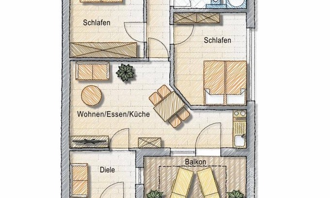 Bosen Apartamento | Deluxe Apartment - JUNIPRO Apartments Bostalsee