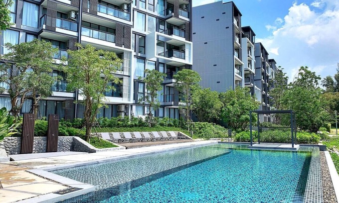 Choeng Thale Apartamento | Deluxe lagoon view apartment at Cassia Residence