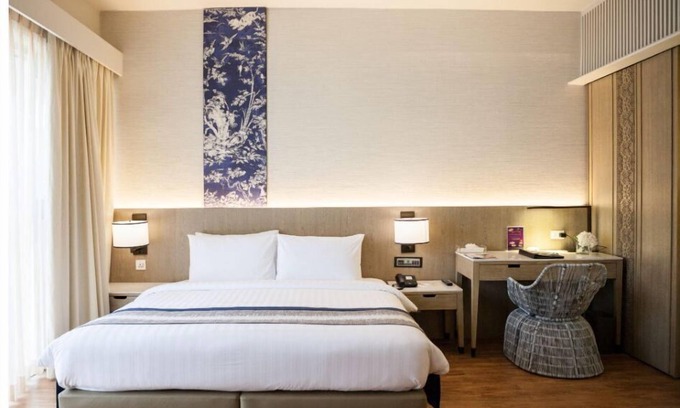 Patong Hotel | Habitación de lujo, vista parcial al mar @ Patong # 09
