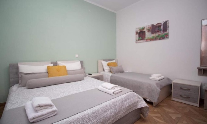 Dhermi Condominio | Deluxe Triple Room – Cozy & Quiet Stay Near Dhermi Beach | Free Parking Included