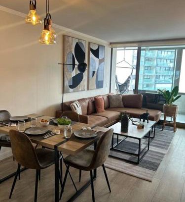 Apoquindo Apartamento | Departamento en Las Condes Premium Parque Arauco con Aire Acondicionado
