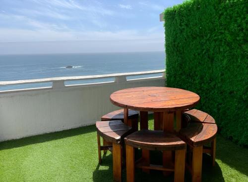 Renaca Apartamento | Departamento primera línea frente al mar