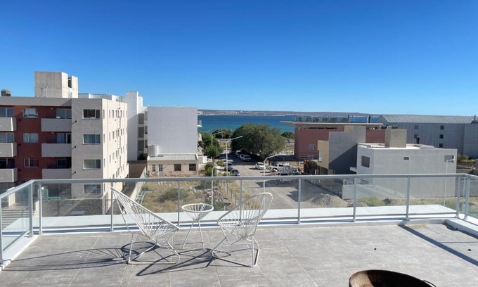 Puerto Madryn Apartamento | Depto. a Estrenar, Terraza Vista al Mar