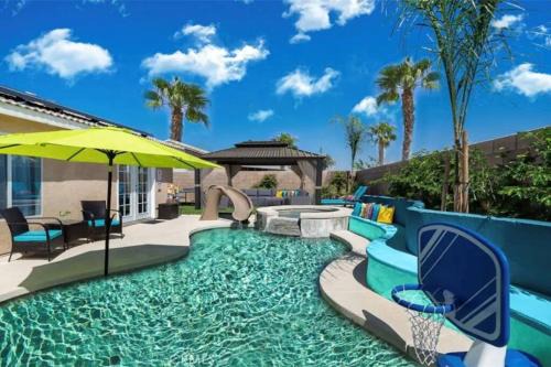 Indio Casa | Desert Bliss Paradise - Arcade, Casino, Play Area ,Pool , Hot tub
