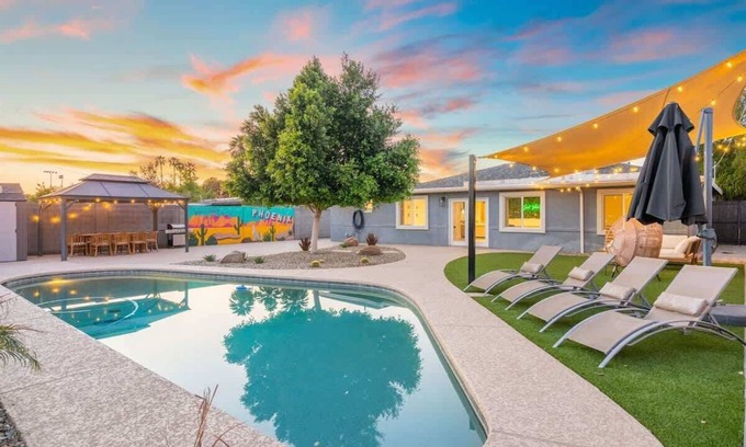 Camelback East Casa | Desert Luxe 5BR | Games | Heated Pool | BBQ Grill