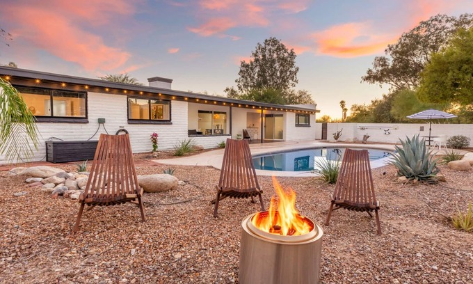 Bel Air Ranch Estates Casa | Desert Retreat: Pool, Hot Tub, EV, Grill, Near Saguaro Nat'l Park & Mt. Lemmon