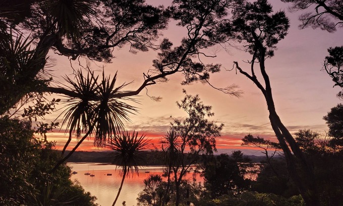 Mahurangi Casa | Designer Dwelling in Native Bush With Intimate Harbour Views. 13km to Matakana
