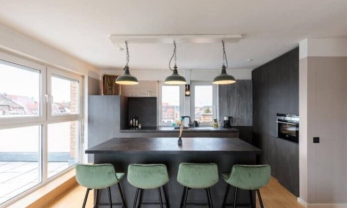 Mitte Apartamento | Designer-penthouse, Panorama