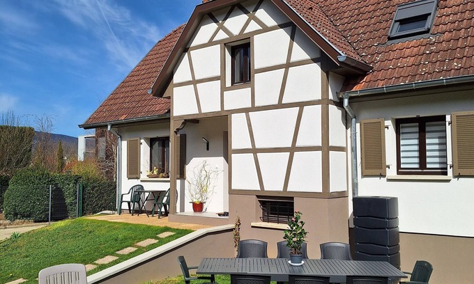 Wintzenheim Casa | Detached house 5 km from Colmar, 8 people, 4 bedrooms, 2 bathrooms