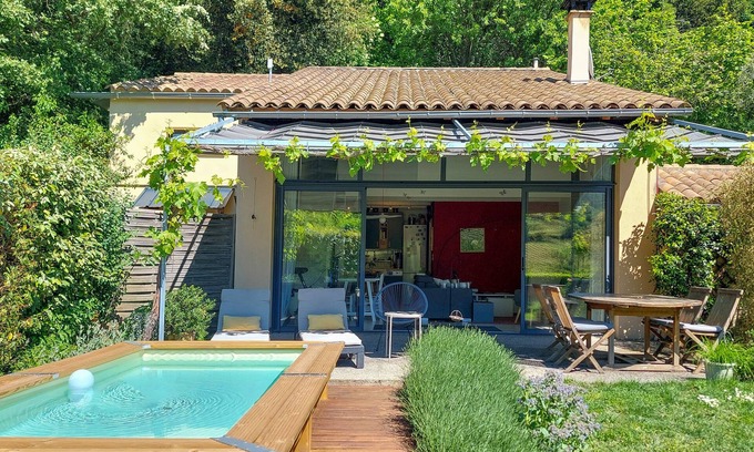 Vinsobres Casa | Casa independiente con hermoso jardín en Vinsobres Drôme provençale para 2 Pers