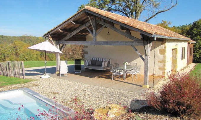 Capdrot Cabaña | Casa independiente en el campo con piscina privada en Périgord Monpazier