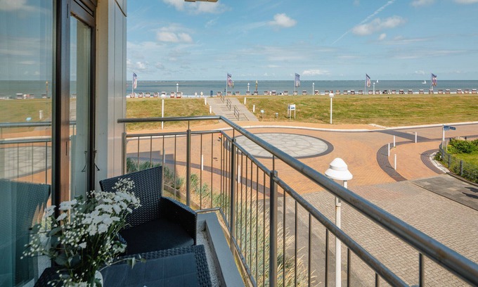 Norderney Apartamento | Die Ferienwohnung Zeichnet Sich Durch Einen Atemberaubenden Meerblick aus