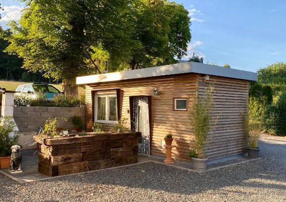 Schmidtheim Casa | Die Pilgerbox, Tiny House trifft Urlaub, optional mit Sauna und Whirlpool