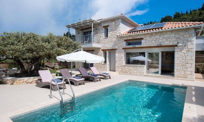 Tsoukaladhes Villa | Dioni - Tres Habitaciones Villa, Capacidad 6