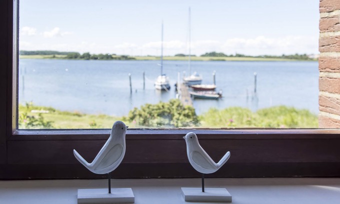 Maasholm Apartamento | Ubicación directa en el Schlei: apartamento arriba con una vista fantástica