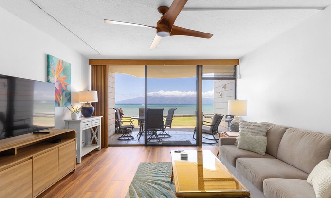 Kahana Condominio | Direct Oceanfront AC Lanai Views Peaceful West Maui Stay