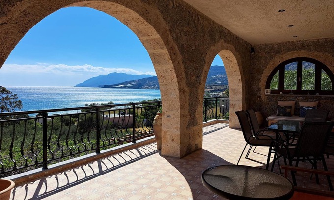 Keratokambos Casa | Directamente junto al mar, fantásticas vistas al mar - Vacation Home Keratokampos, Creta