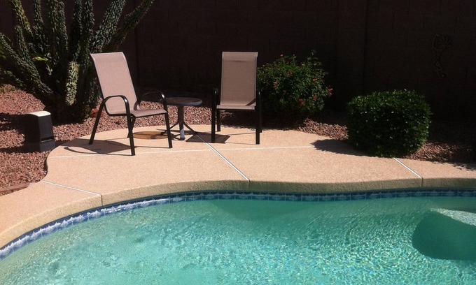 Canyon Trails Casa | Extremadamente privado patio sur en la esquina
