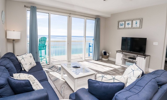 Miramar Beach Condominio | Envuelva alrededor del balcón! Impresionantes vistas del golfo azul esmeralda!