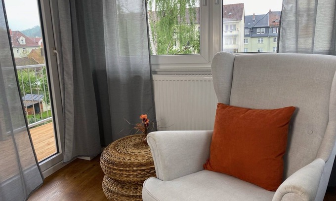 Eisenach Apartamento | Jakob-Apartamento-Vista al patio-Baño Privado