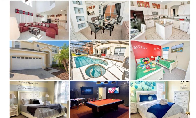 Kissimmee Casa | Disney Dream with Hot Tub, Pool, Xbox, Games Room, Lakeview, 10 min to Disney, Clubhouse