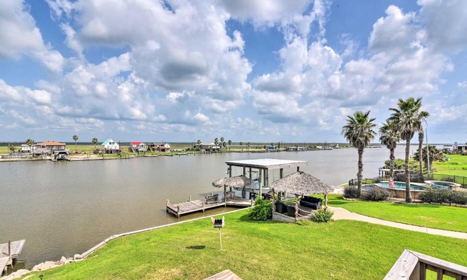 Cedar Lane Casa | Dock, Ocean Views and Access Bay City Home!