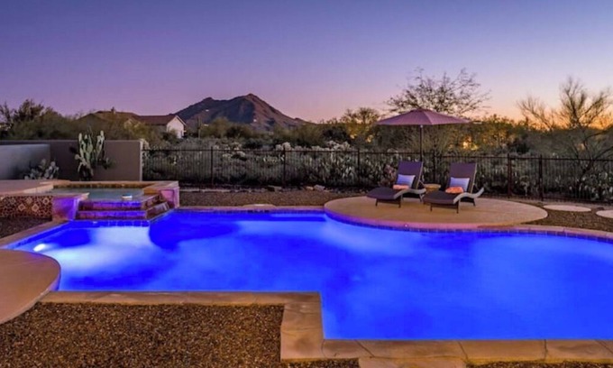 Red Dog Ranch Casa | Dog-Friendly Family Retreat: Heated Pool, 2 Miles to Down Town Cave Creek