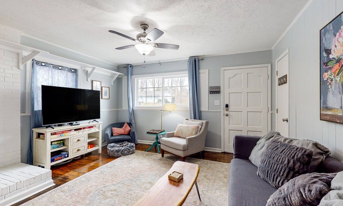 Westgate Casa | Dog-friendly hideaway with patio, smart TVs, electric fireplace, games, & AC