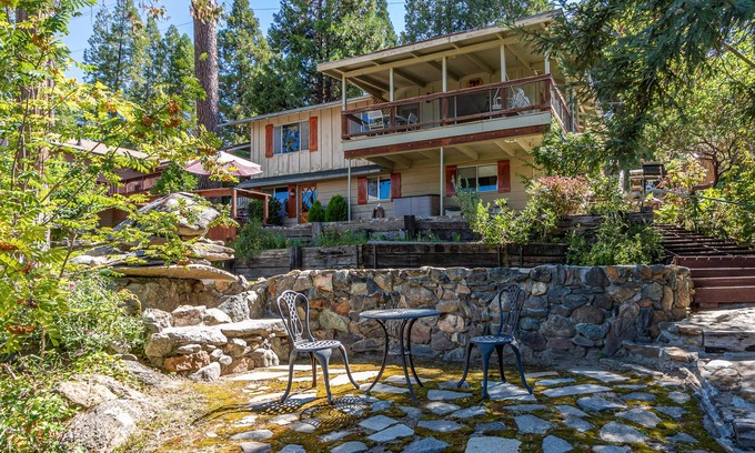 Bass Lake Casa | Dog-friendly home with boat slip, lake views, multiple decks, yard & WiFi