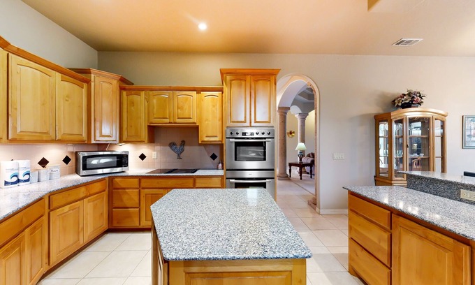 Kerrville Casa | Dog-friendly luxury home with private pool, fireplaces, home theatre, grill, W/D