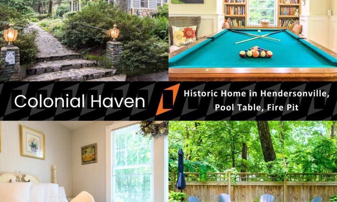 Hendersonville Casa | Dog Friendly~Sleeps 9~Firepit~Pool Table~$375 Free Activities Daily