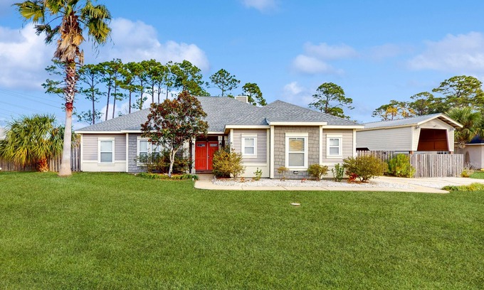 Upper Grand Lagoon Casa | Dog-friendly home , private pool, patio, firepit, AC, & W/D, snow bird friendly