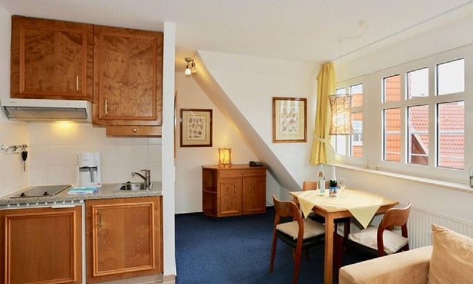 Juist Apartamento | Dog-friendly vacation apartment, ideal for couples, with sauna and swimming pool.