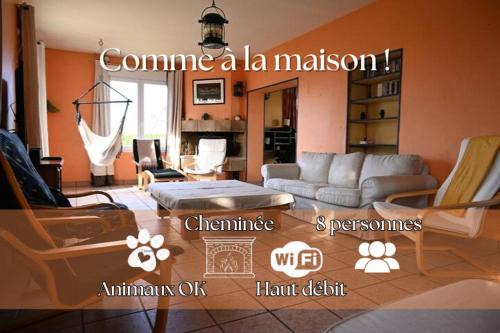 Saint-Samson Casa | Dogfriendly, grand jardin clos, 4 chambres, grand salon avec cheminée - Larès