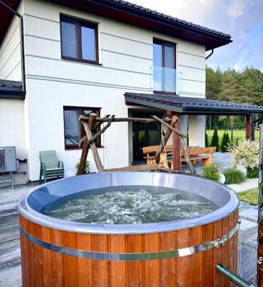 Szeligi Apartamento | Dom wakacyjny Bliźniacza Natura nad rzeką, Makosieje