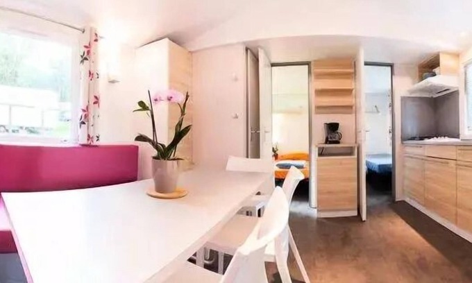 St-Sulpice-de-Mareuil Casa | Domaine de Corneuil *** - Mobile home Premium Peony - 3 bedrooms + terrace 11.25 m2 6 people