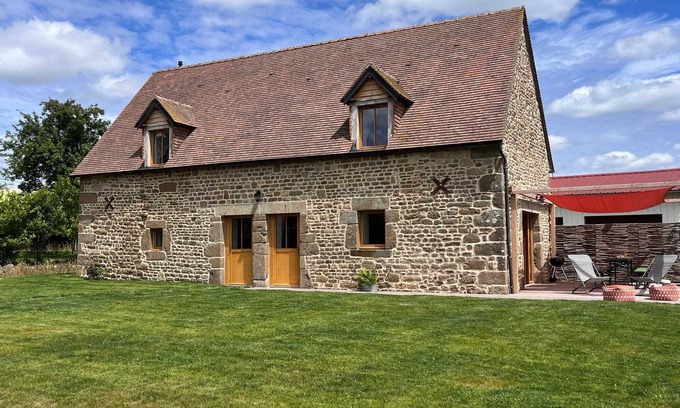 Athis-Val de Rouvre Cabaña | Domaine de la Blanchère - Maison de Campagne Avec Piscine / Spa, Suisse Normande