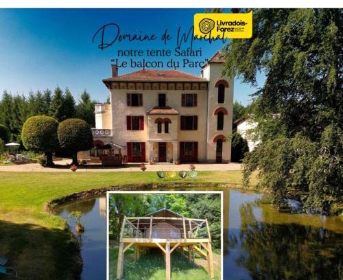 Celles-sur-Durolle Otro | Domaine de Marchal - Le balcon du Parc - tente éco-lodge