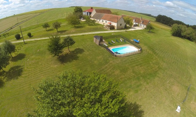 Bridore Casa | Domaine de Matounet 2 Casa rural con encanto 4 personas Piscina climatizada Château de la loire
